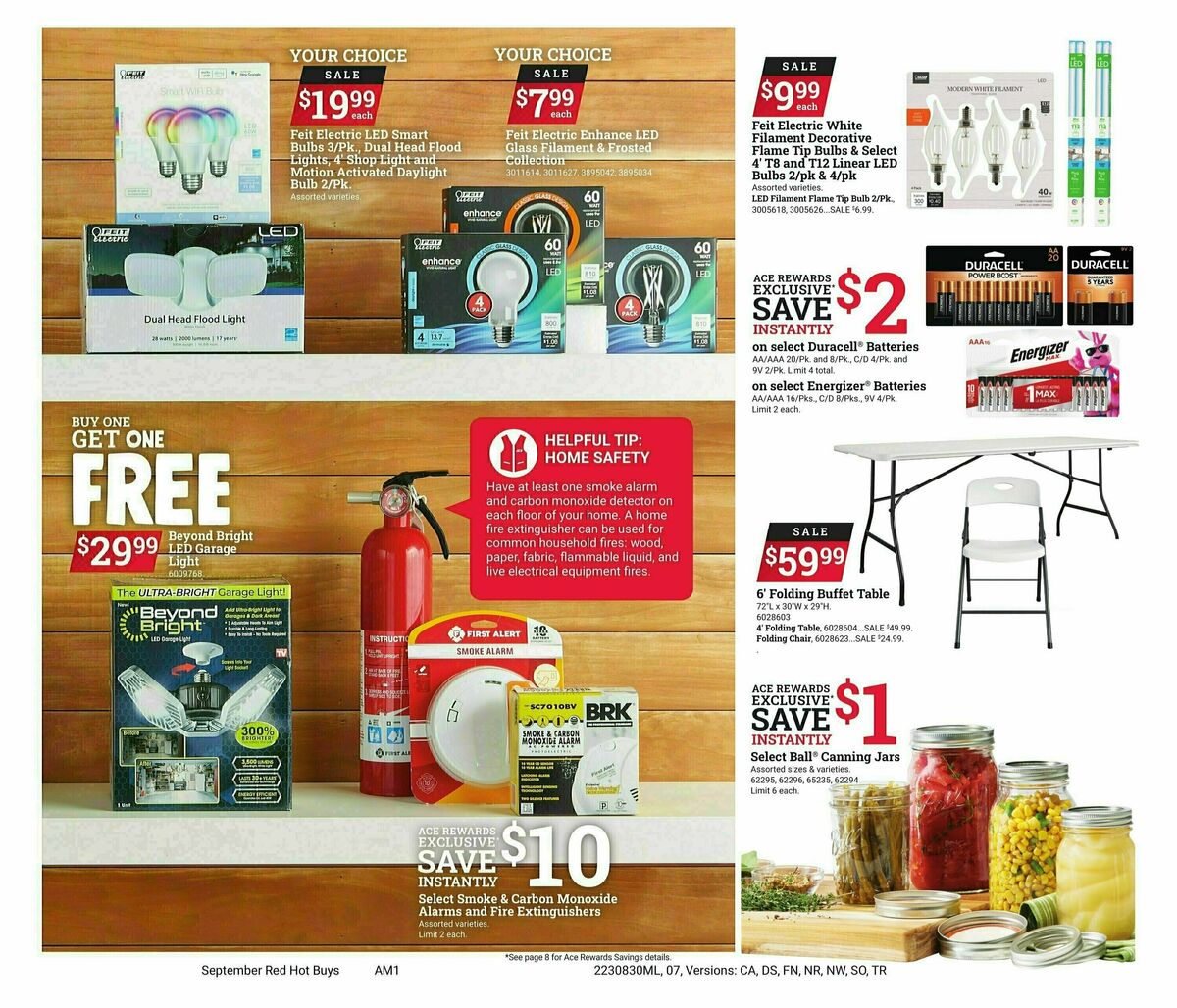 Ace Hardware Red Hot Buys Weekly Ad from August 30