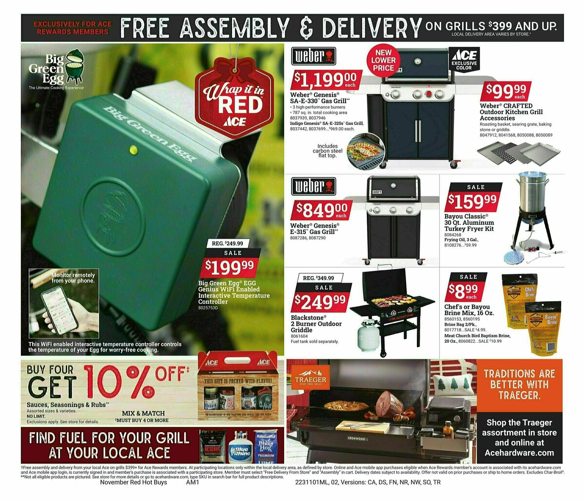 Ace Hardware Red Hot Buys Weekly Ad from November 1