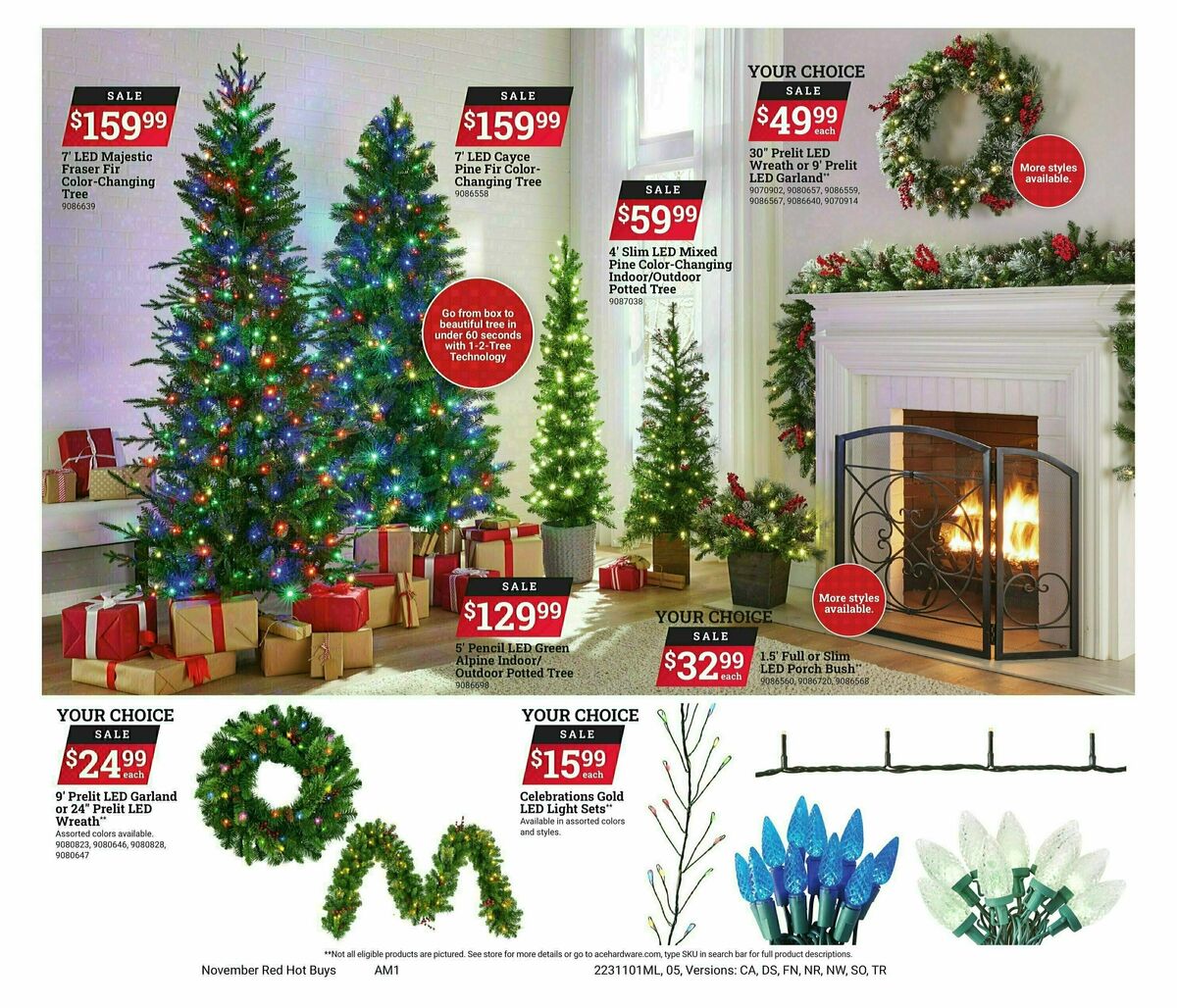 Ace Hardware Red Hot Buys Weekly Ad from November 1