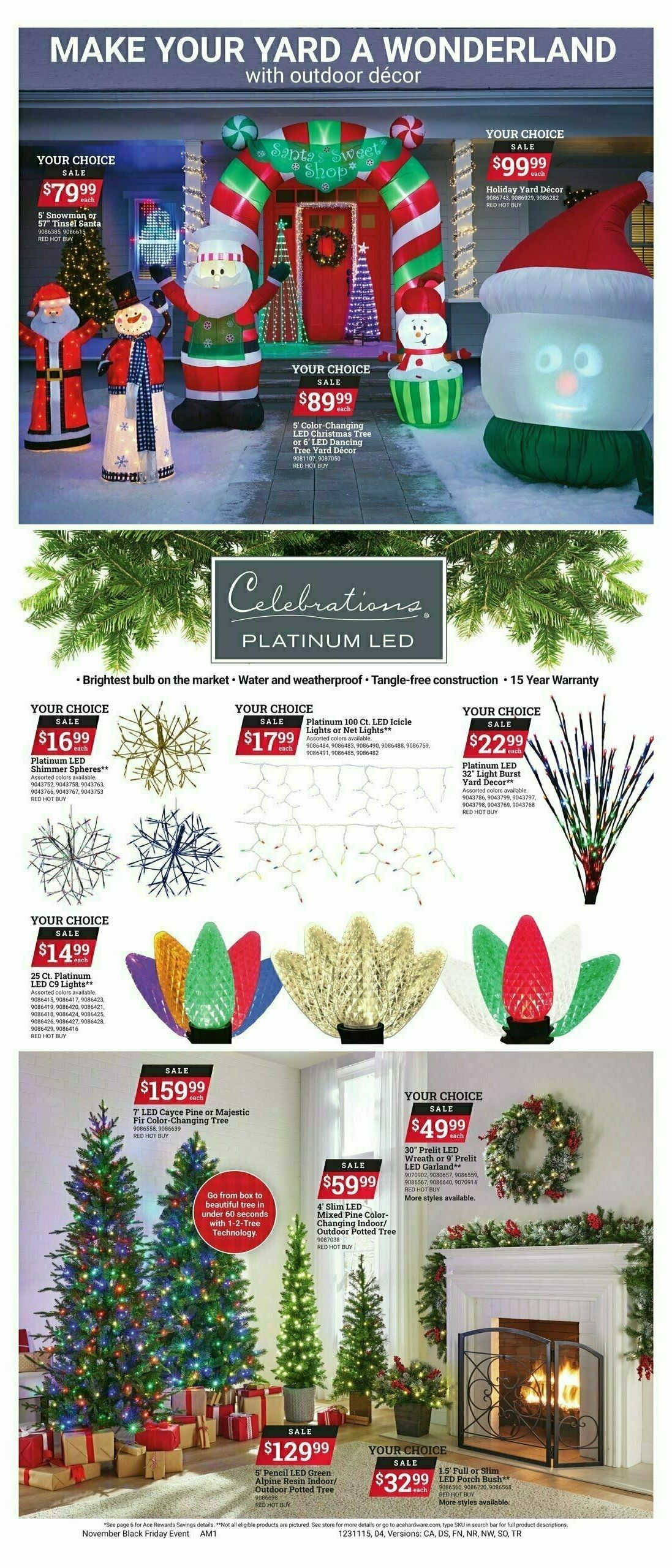 Ace Hardware Black Friday Weekly Ad from November 15