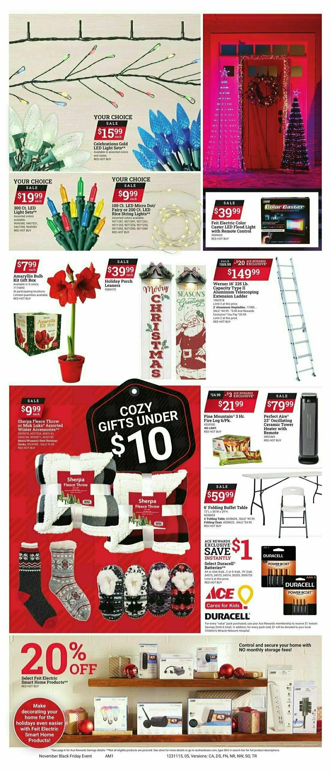 Ace Hardware Black Friday Weekly Ad from November 15