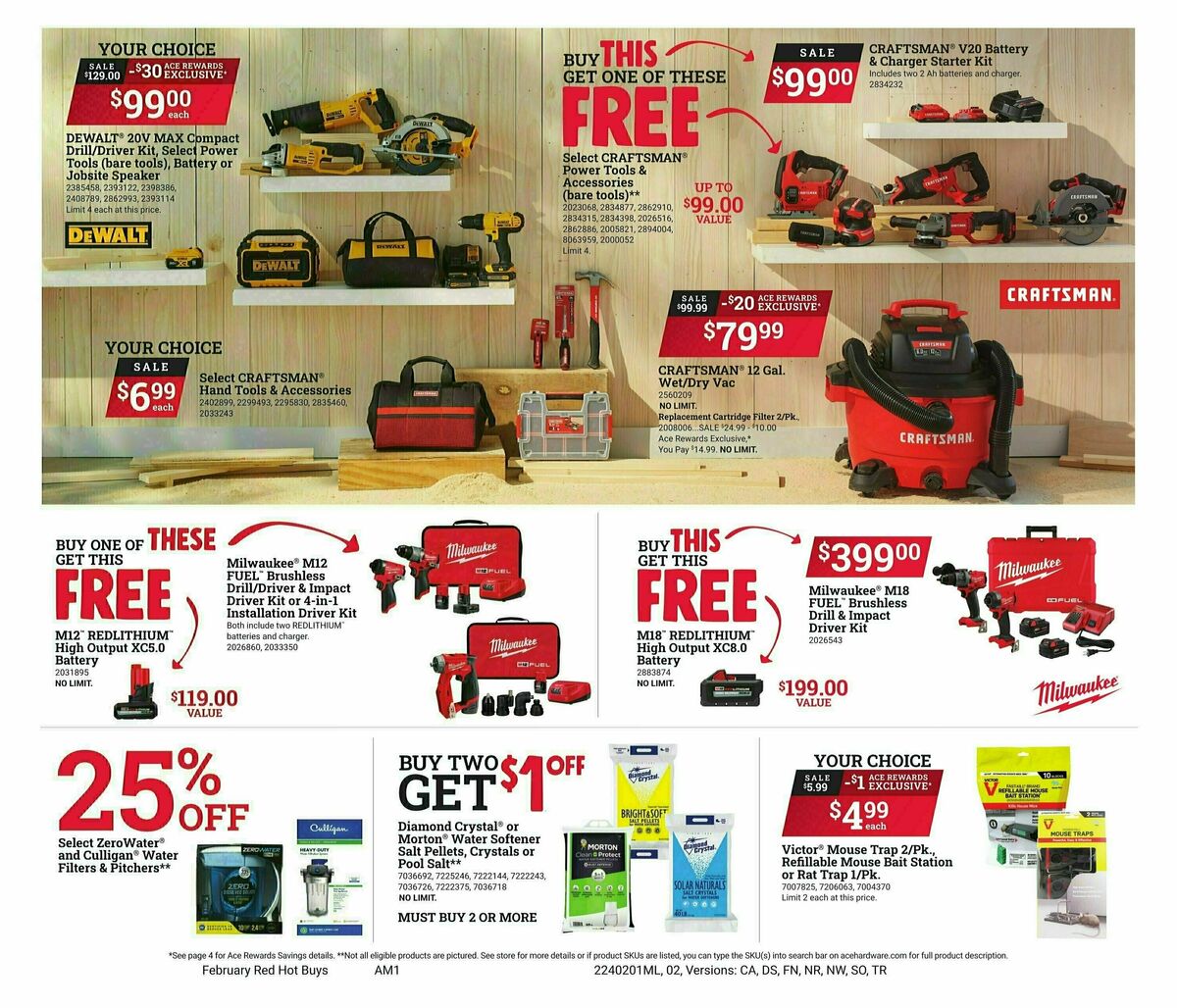 Ace Hardware Red Hot Buys Weekly Ad from February 1