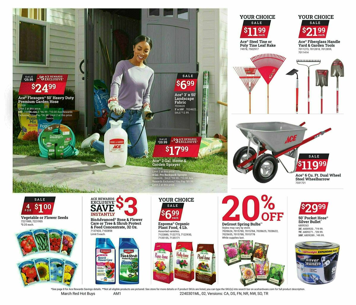 Ace Hardware March Red Hot Buys Weekly Ad from March 1