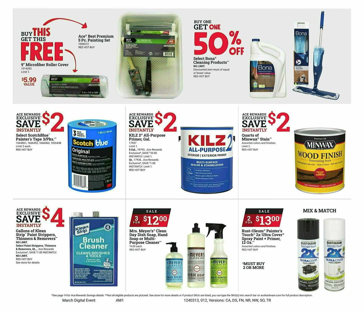 Ace Hardware Spring Event Weekly Ad from March 13