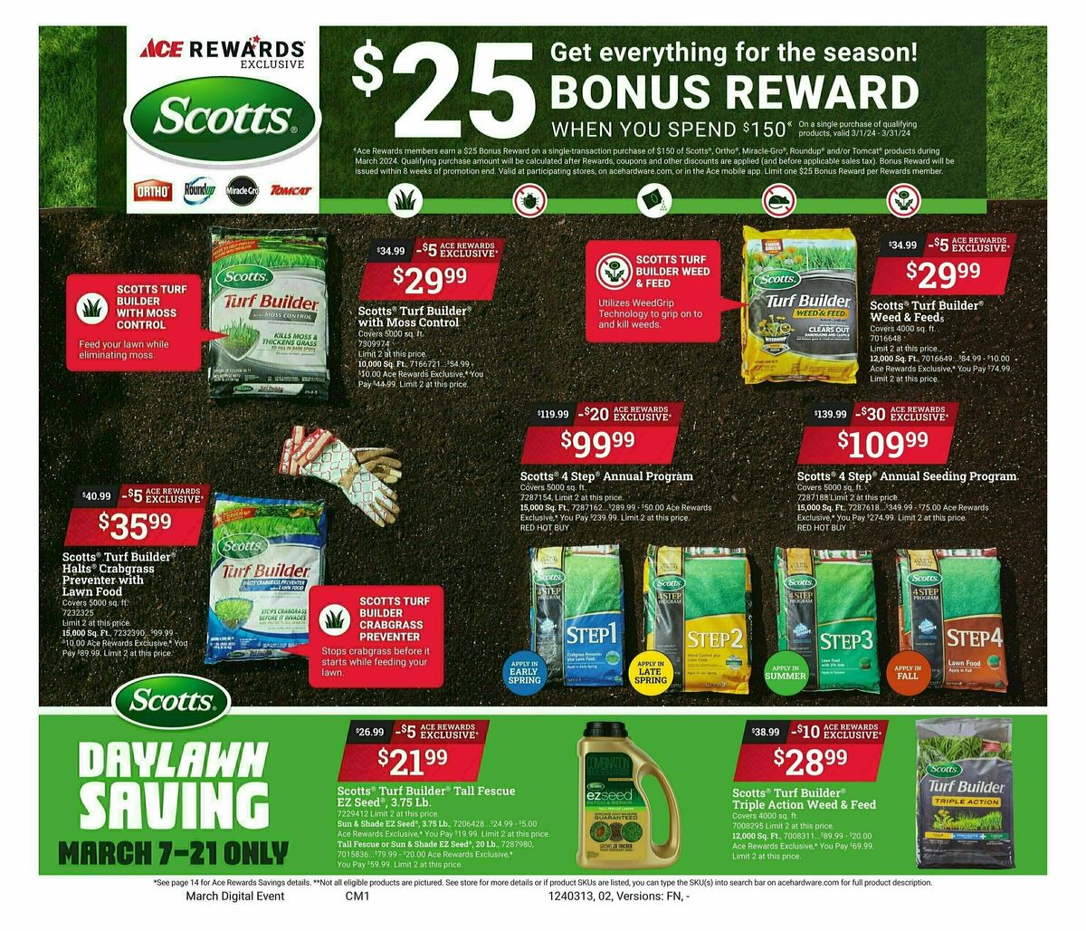 Ace Hardware Spring Event Weekly Ad from March 13