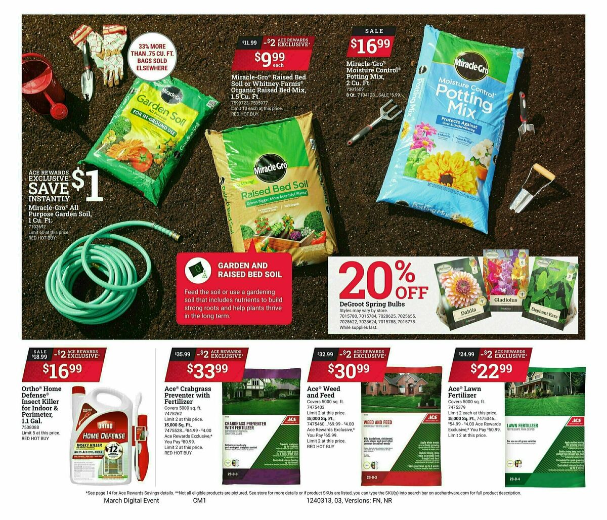 Ace Hardware Spring Event Weekly Ad from March 13