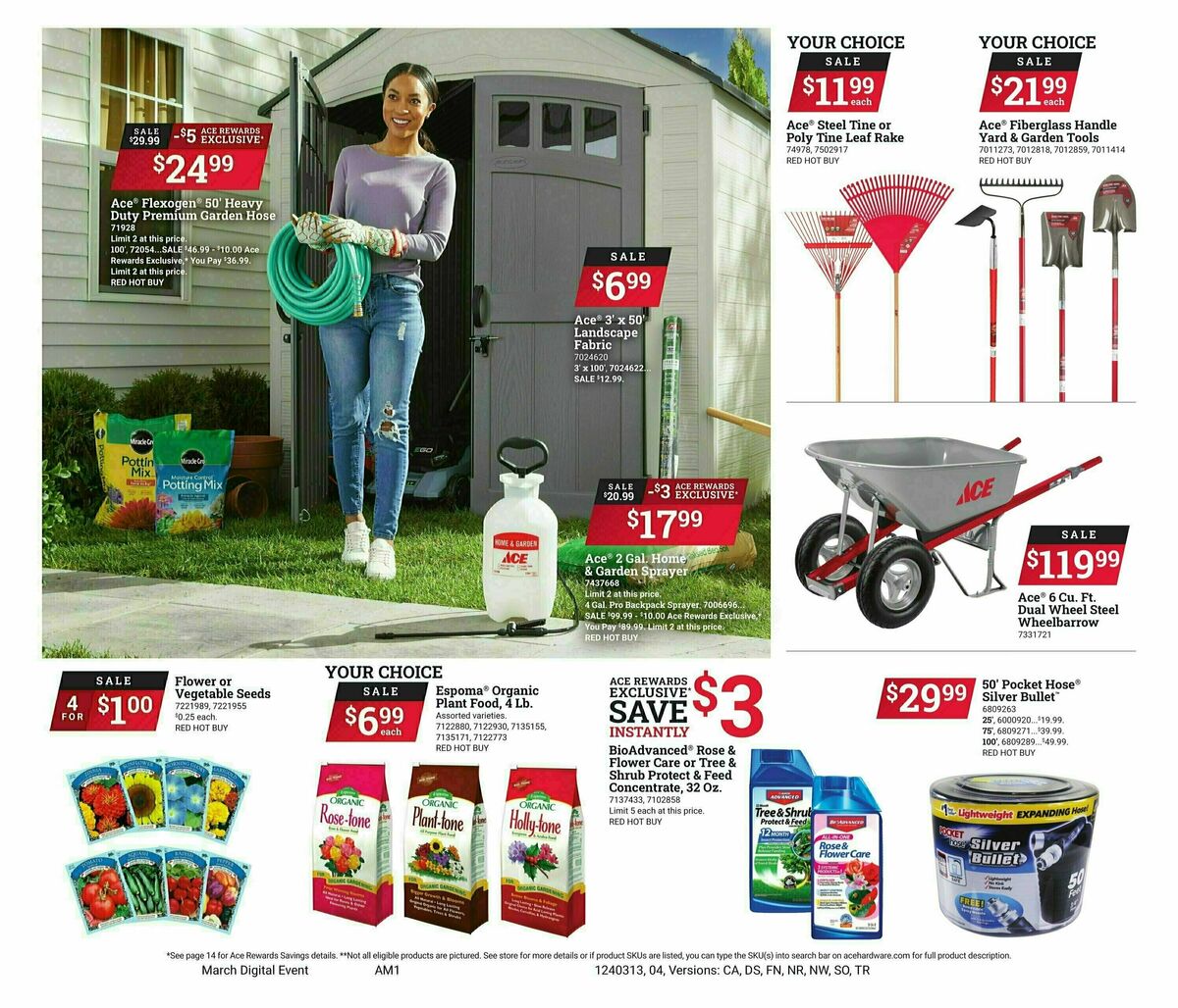 Ace Hardware Spring Event Weekly Ad from March 13