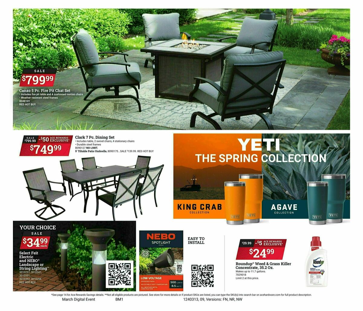 Ace Hardware Spring Event Weekly Ad from March 13