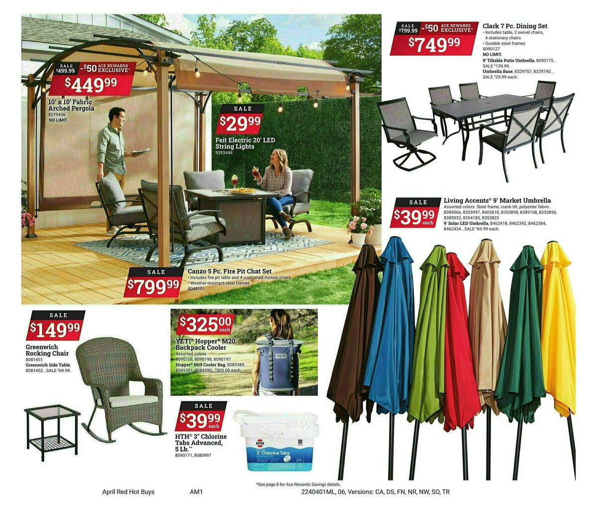 Ace Hardware April Red Hot Buys Weekly Ad from April 1