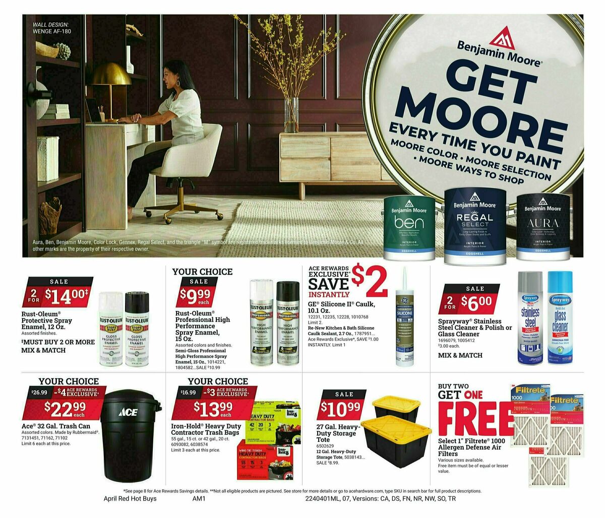 Ace Hardware April Red Hot Buys Weekly Ad from April 1