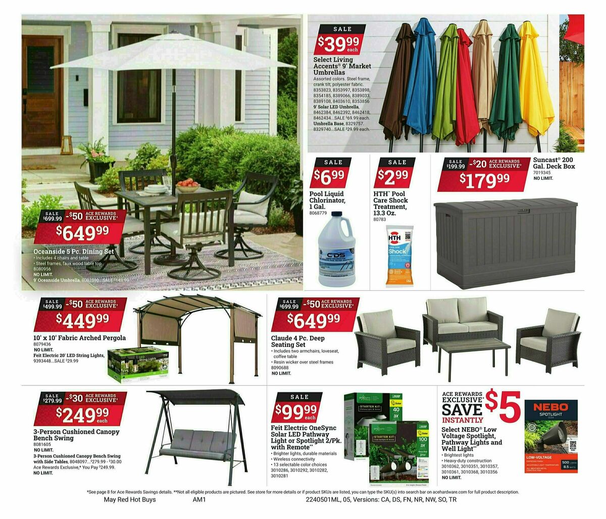 Ace Hardware Red Hot Buys Weekly Ad from May 1