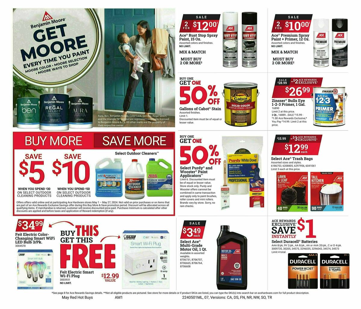 Ace Hardware Red Hot Buys Weekly Ad from May 1