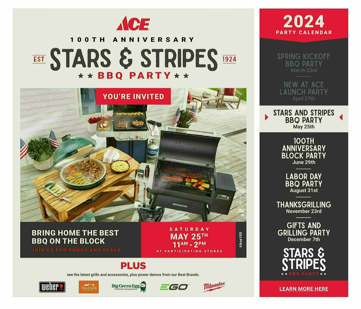 Ace Hardware May BBQ Catalog Weekly Ad from May 1