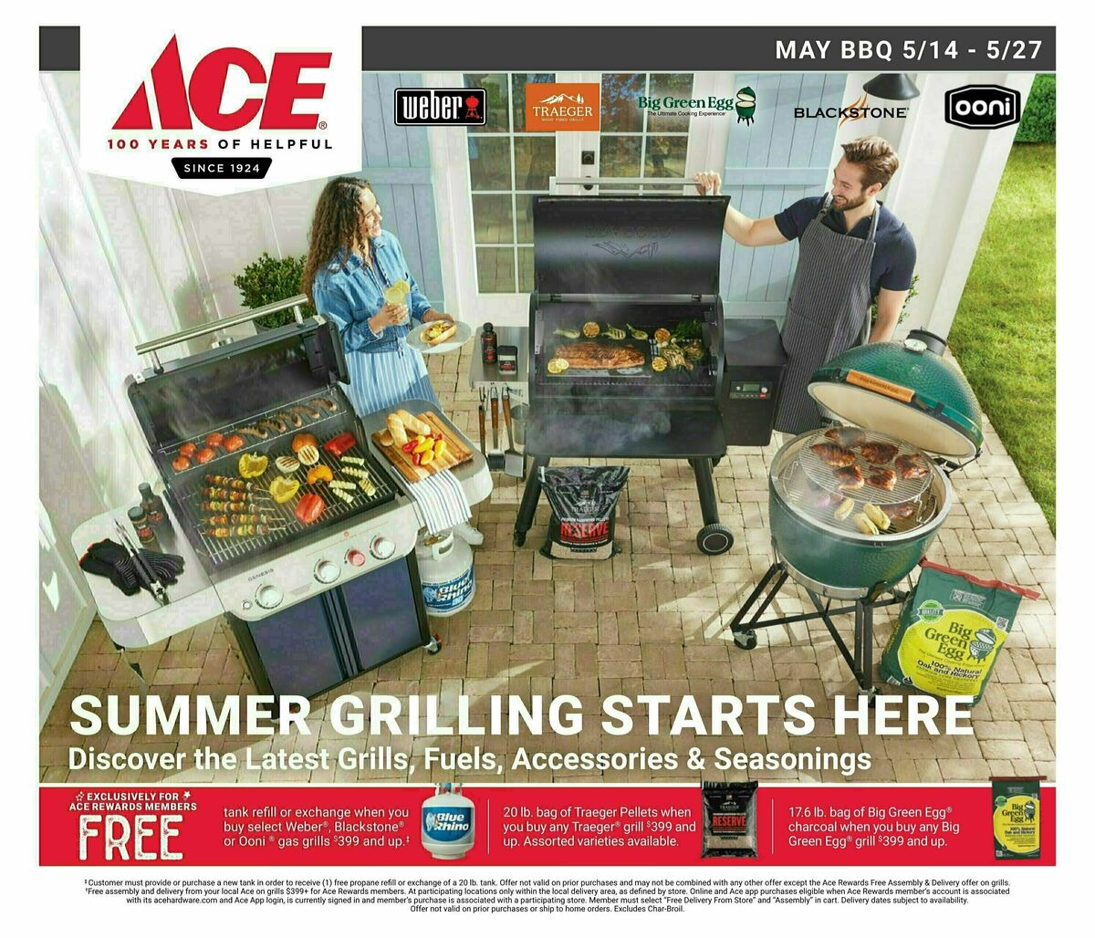 Ace Hardware May BBQ Weekly Ad from May 14