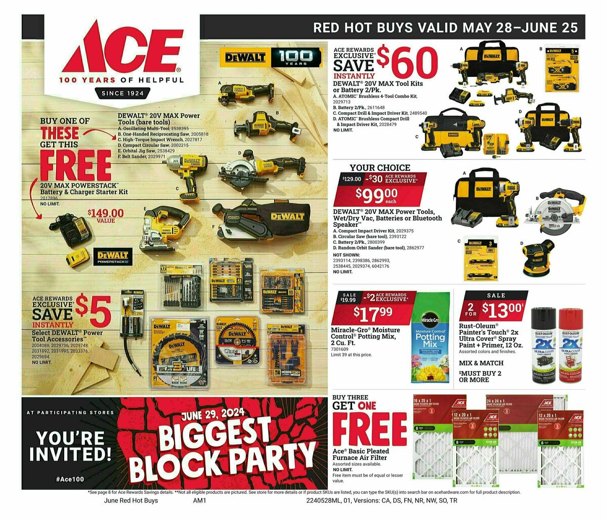 Ace Hardware Red Hot Buys Weekly Ad from May 28