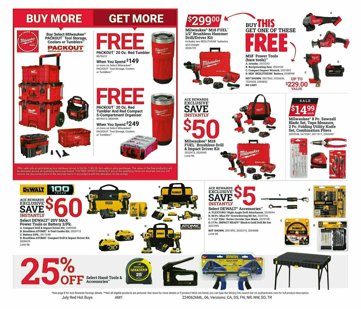 Ace Hardware Red Hot Buys Weekly Ad from June 26