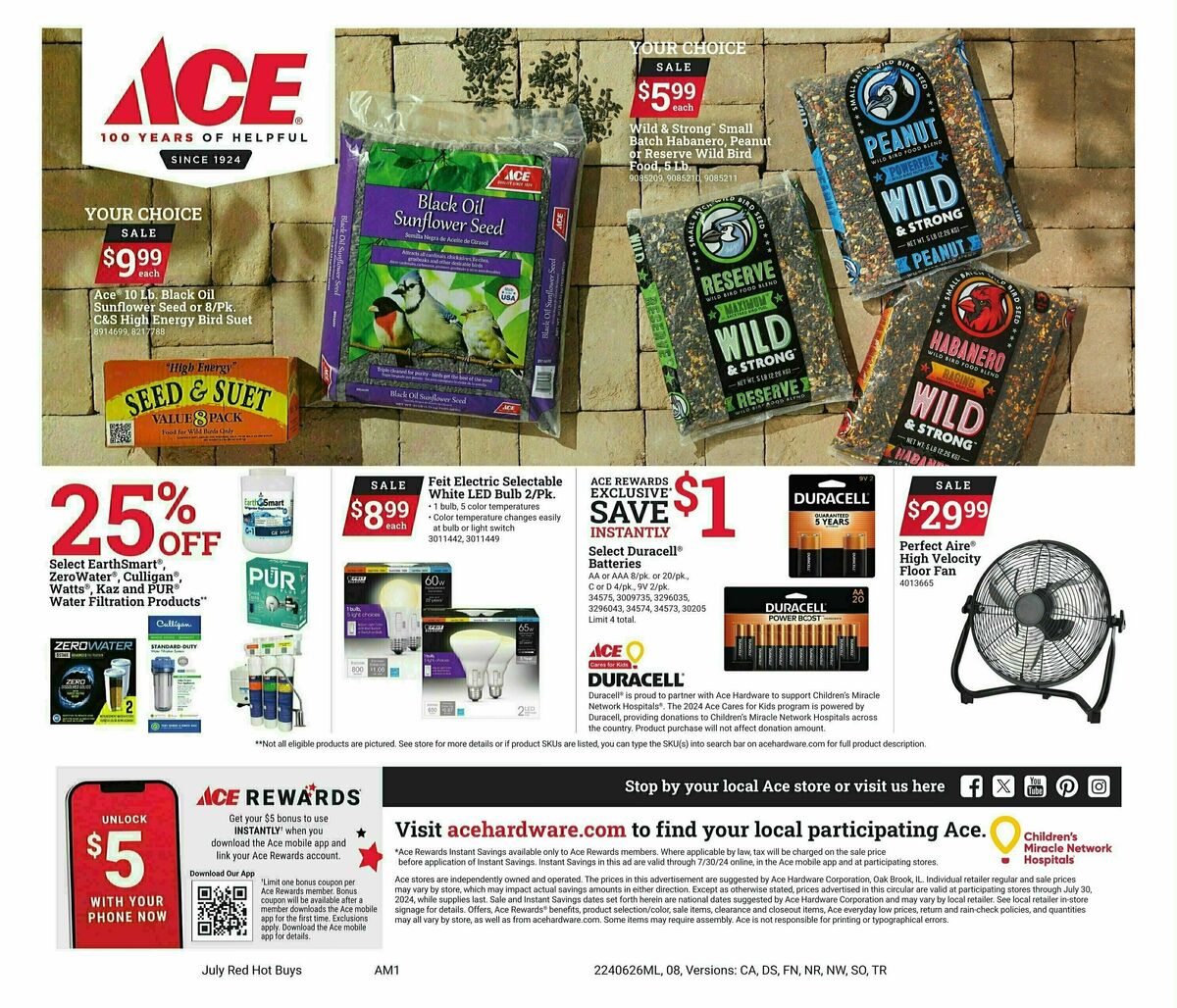 Ace Hardware Red Hot Buys Weekly Ad from June 26