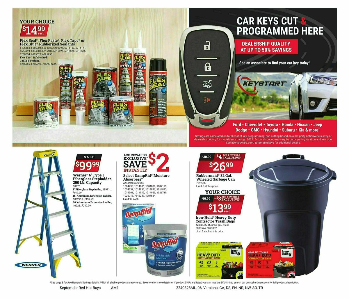 Ace Hardware Red Hot Buys Weekly Ad from August 28