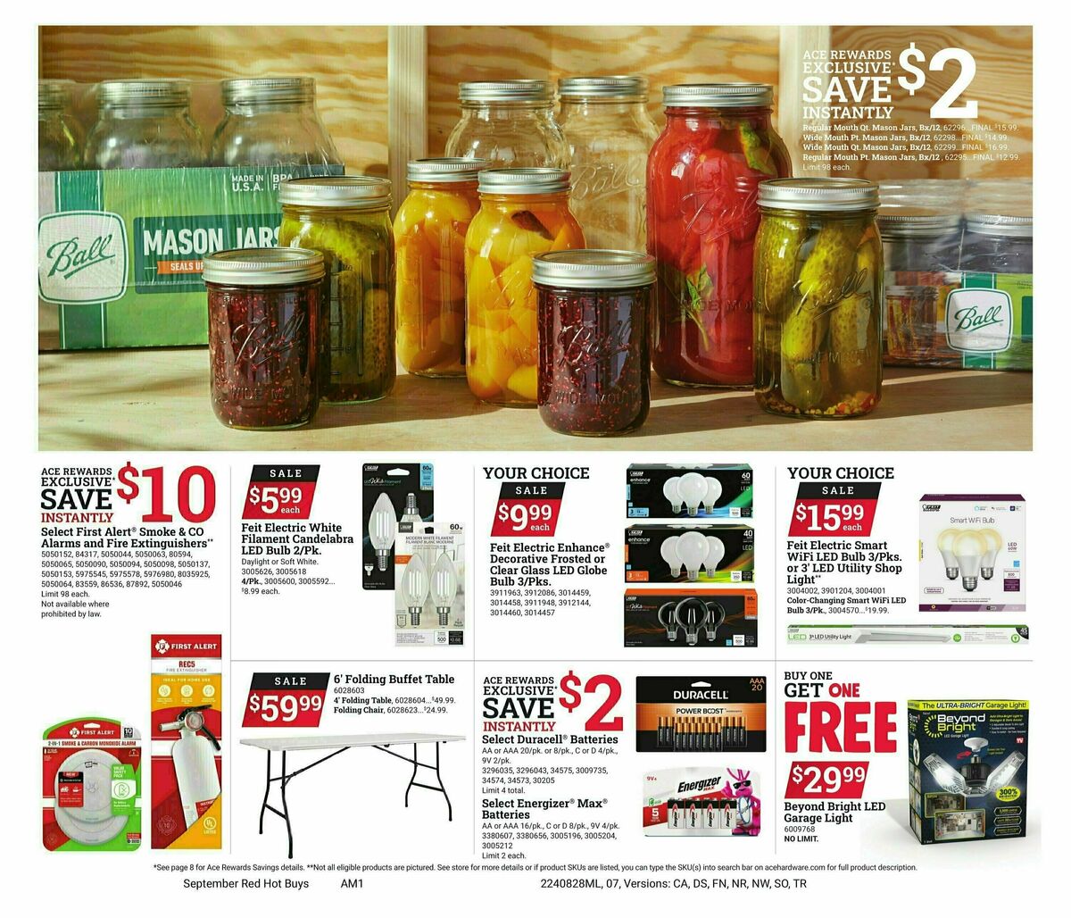 Ace Hardware Red Hot Buys Weekly Ad from August 28