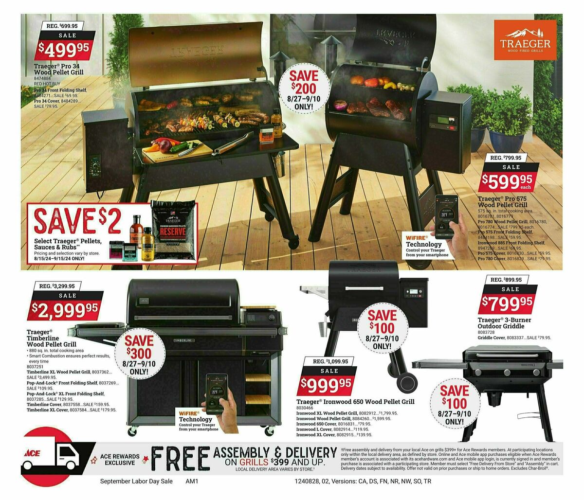 Ace Hardware Labor Day Event Weekly Ad from August 28