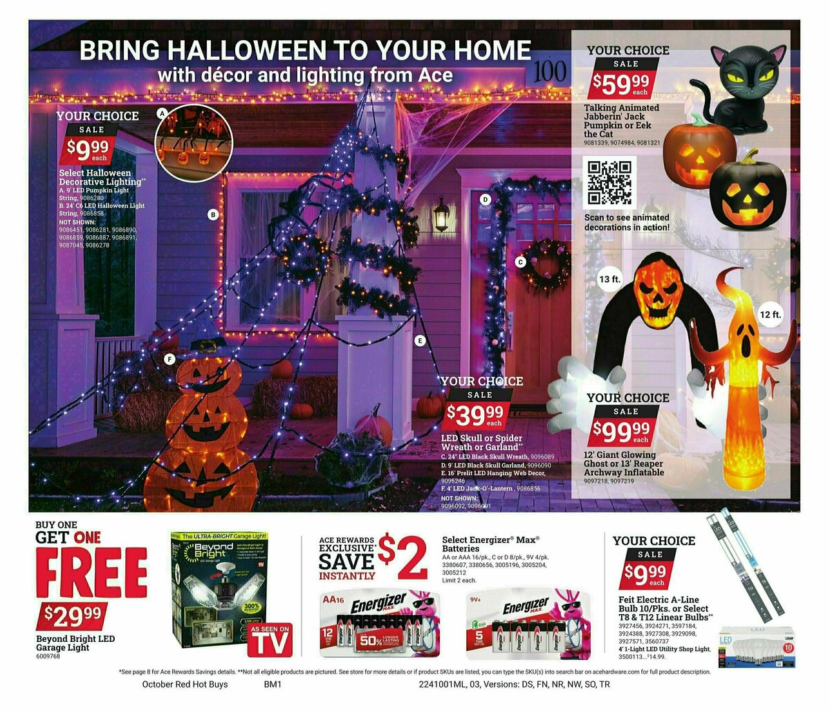 Ace Hardware Red Hot Buys Weekly Ad from October 1