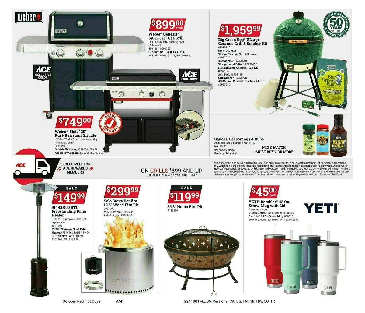 Ace Hardware Red Hot Buys Weekly Ad from October 1