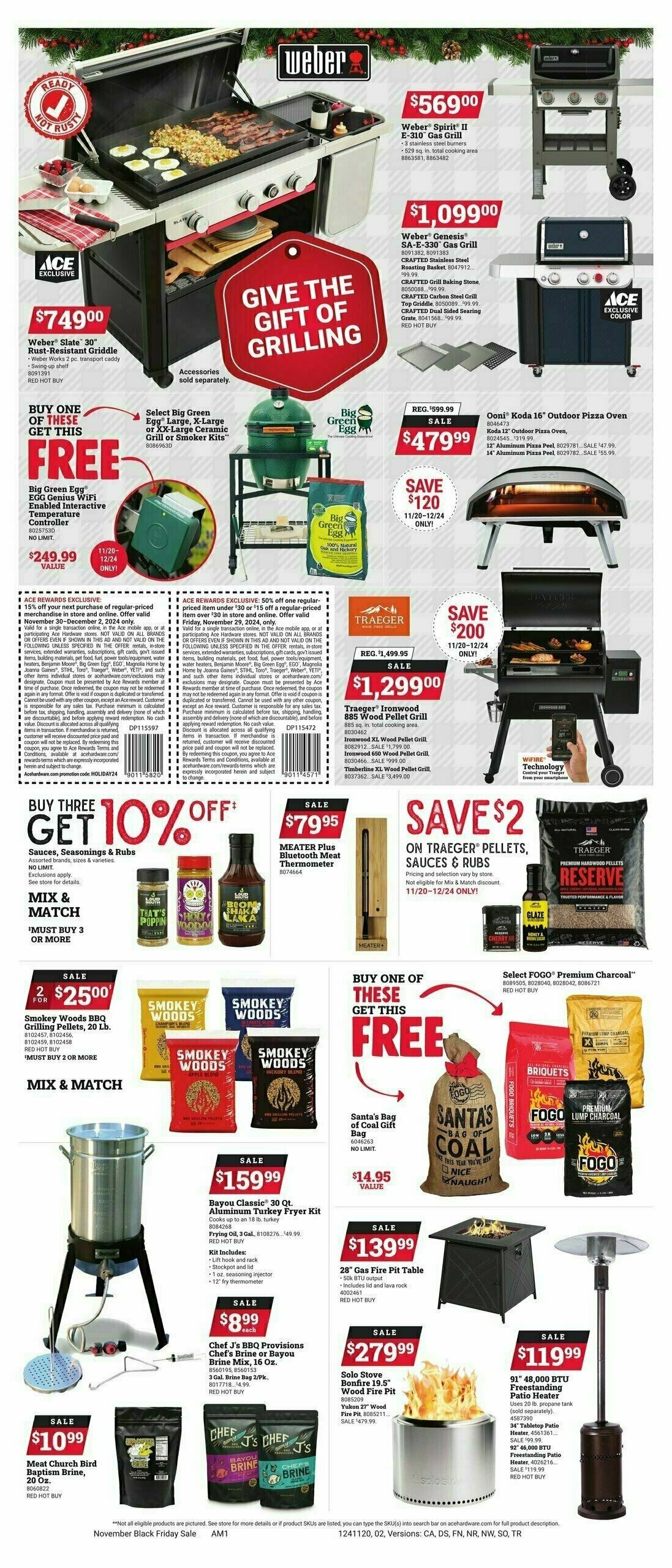 Ace Hardware Black Friday Weekly Ad from November 1