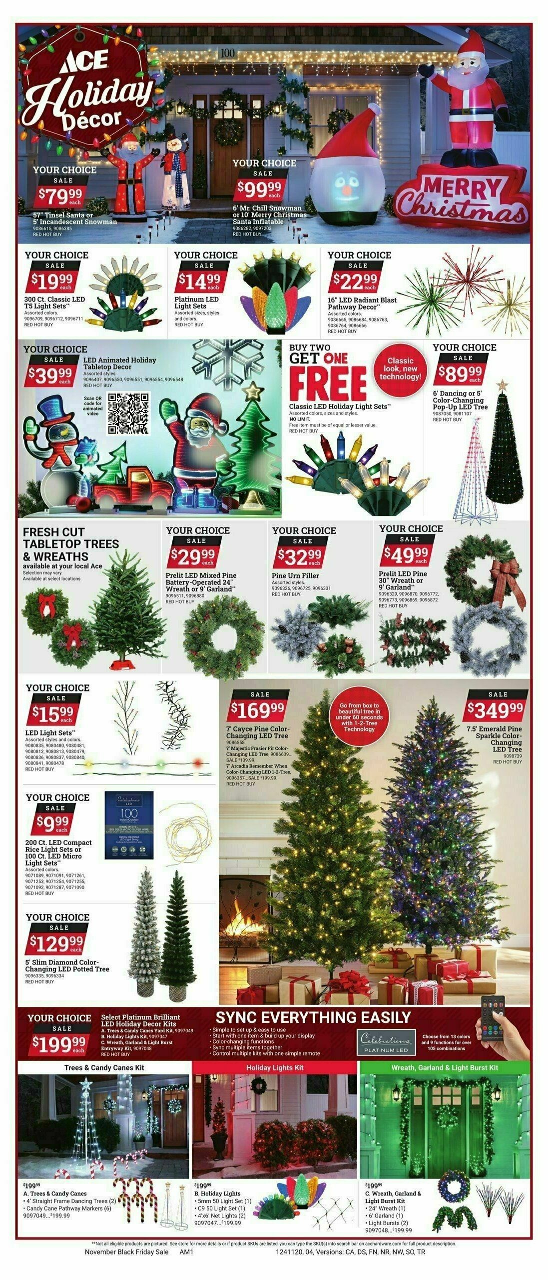 Ace Hardware Black Friday Weekly Ad from November 1