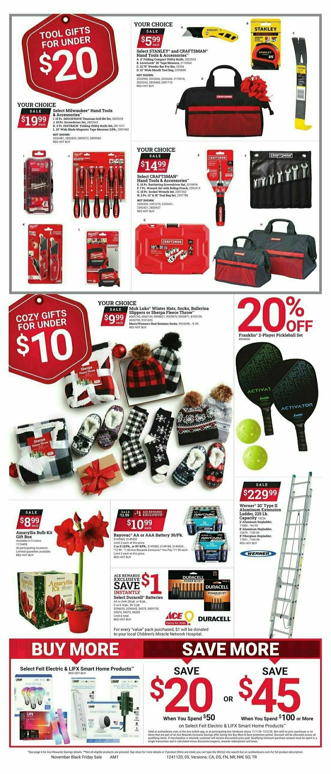 Ace Hardware Black Friday Weekly Ad from November 1