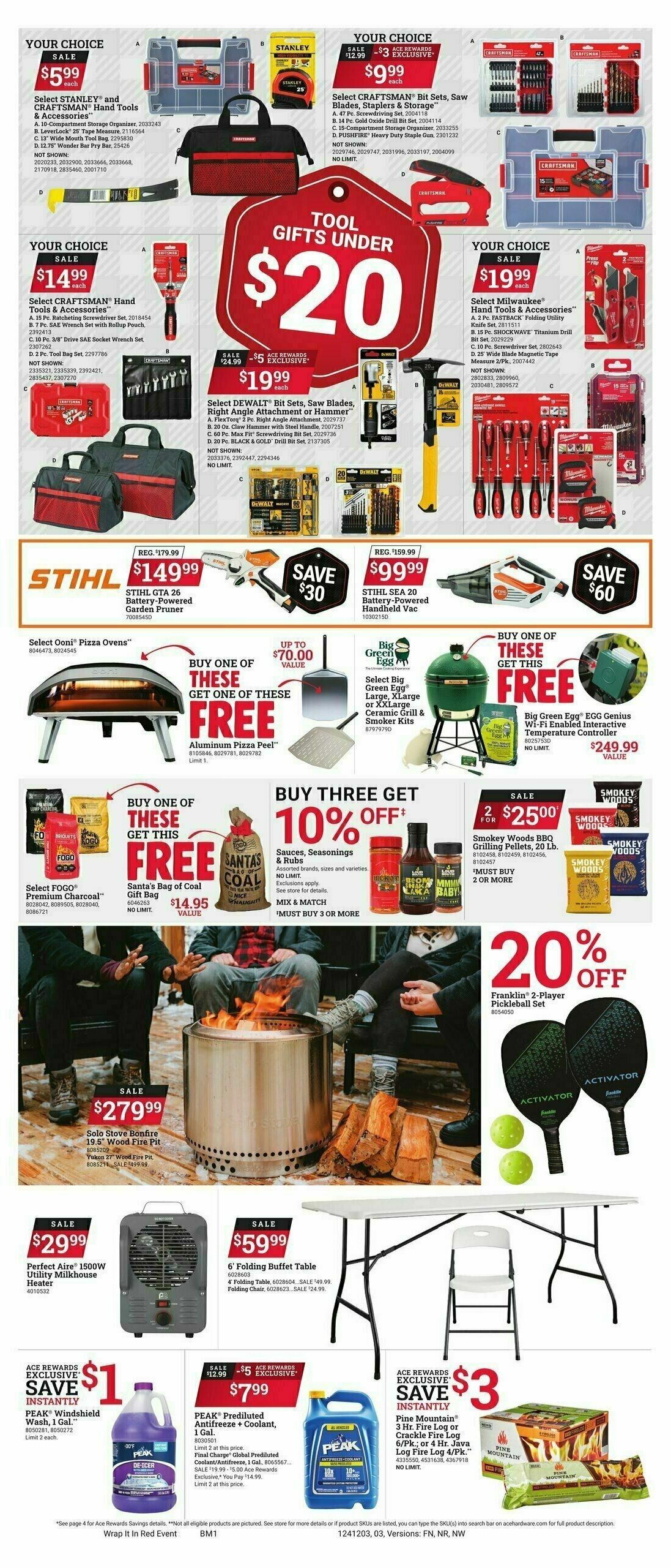 Ace Hardware Weekly Ad from December 3