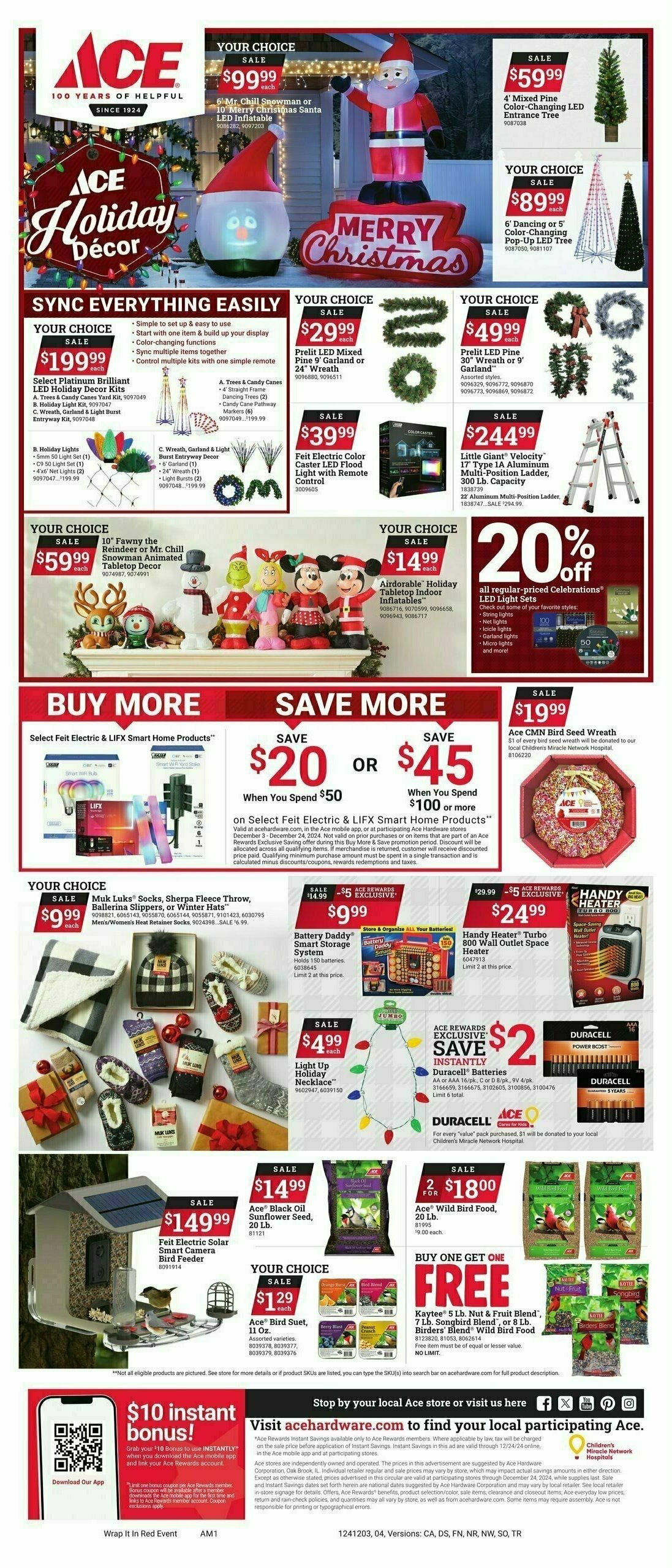 Ace Hardware Weekly Ad from December 3