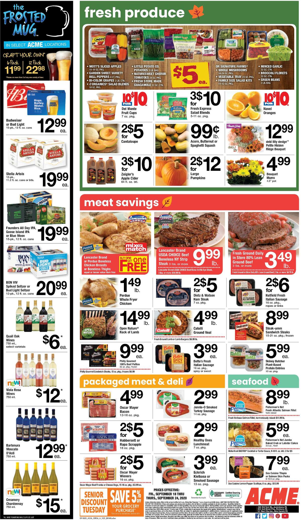 ACME Markets Weekly Ad from September 18