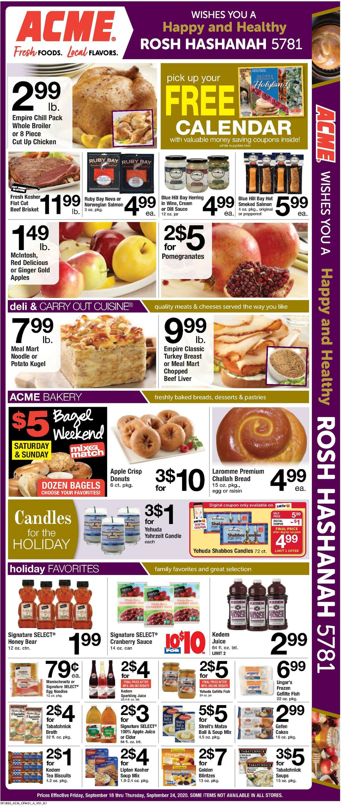 ACME Markets Weekly Ad from September 18