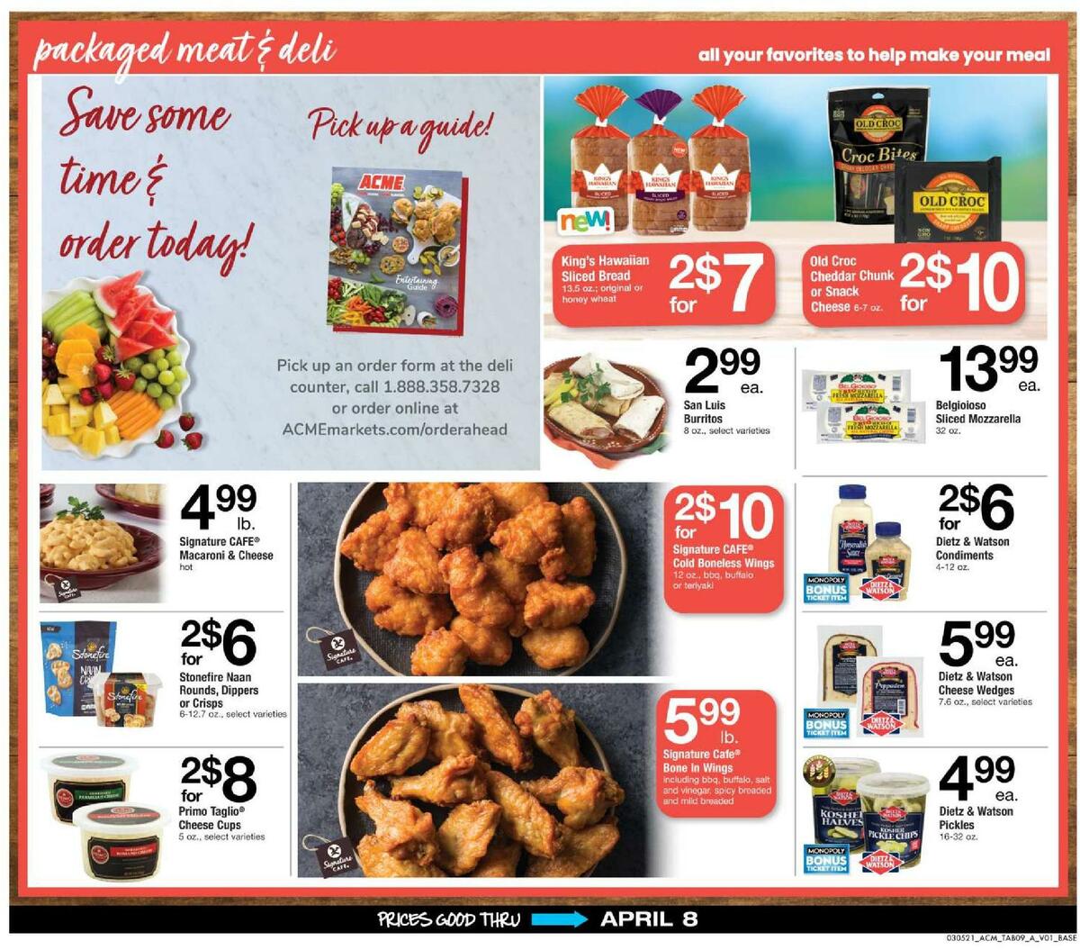 ACME Markets Big Book of Savings specials Weekly Ad from March 5