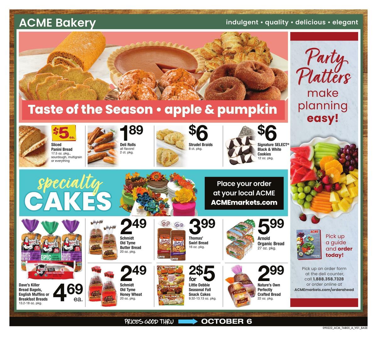 ACME Markets Big Book of Savings Weekly Ad from September 2