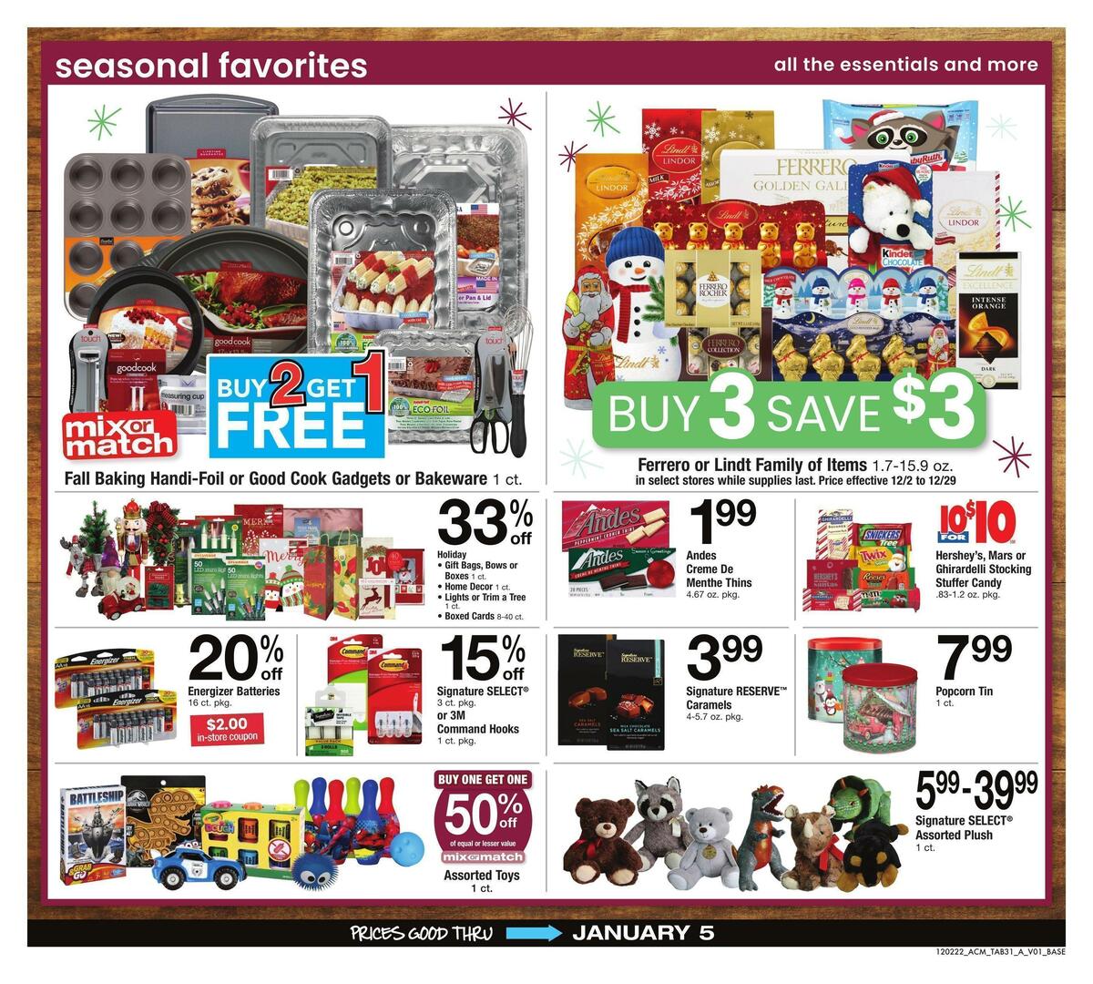 ACME Markets Big Book of Savings Weekly Ad from December 2