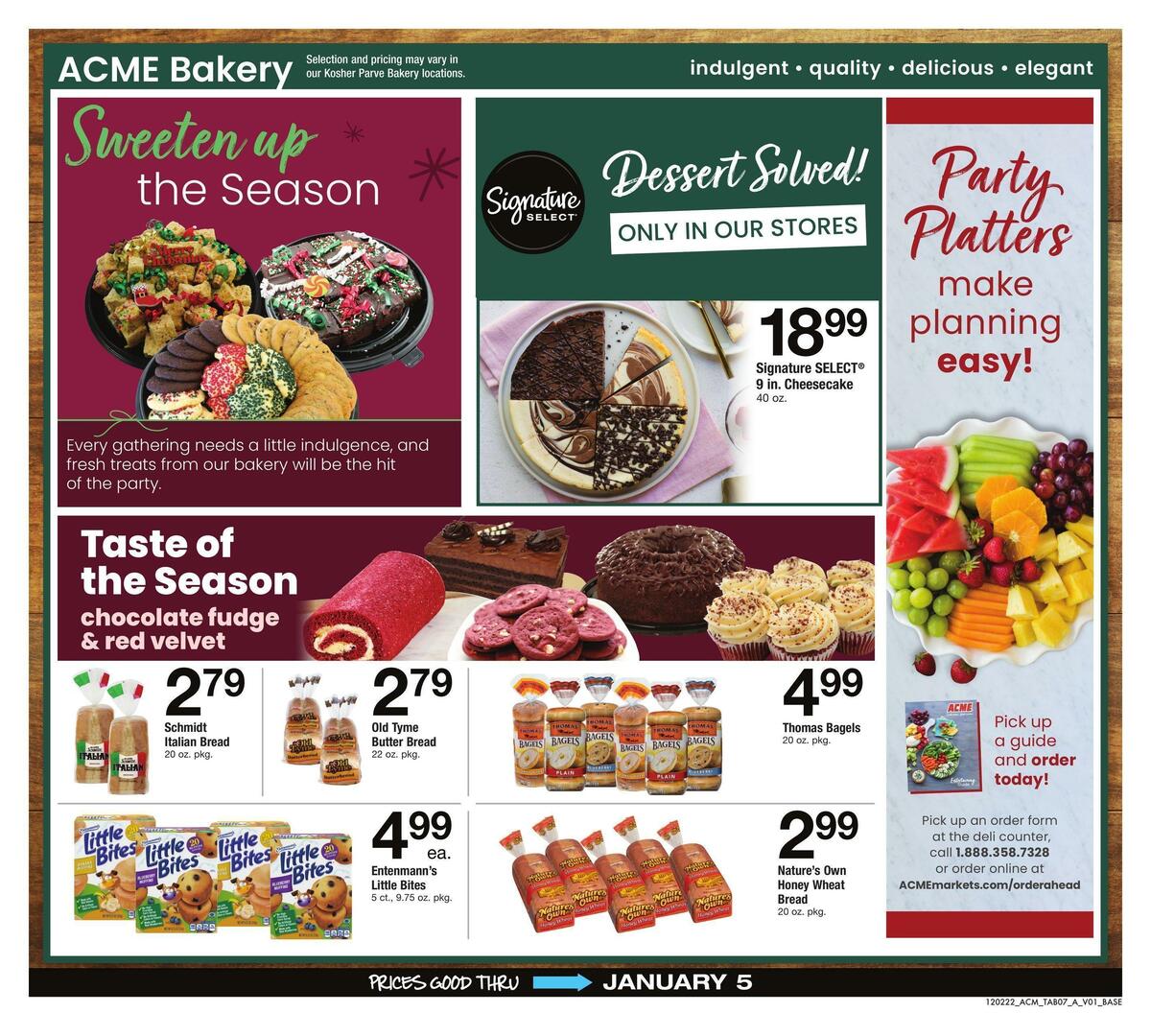 ACME Markets Big Book of Savings Weekly Ad from December 2