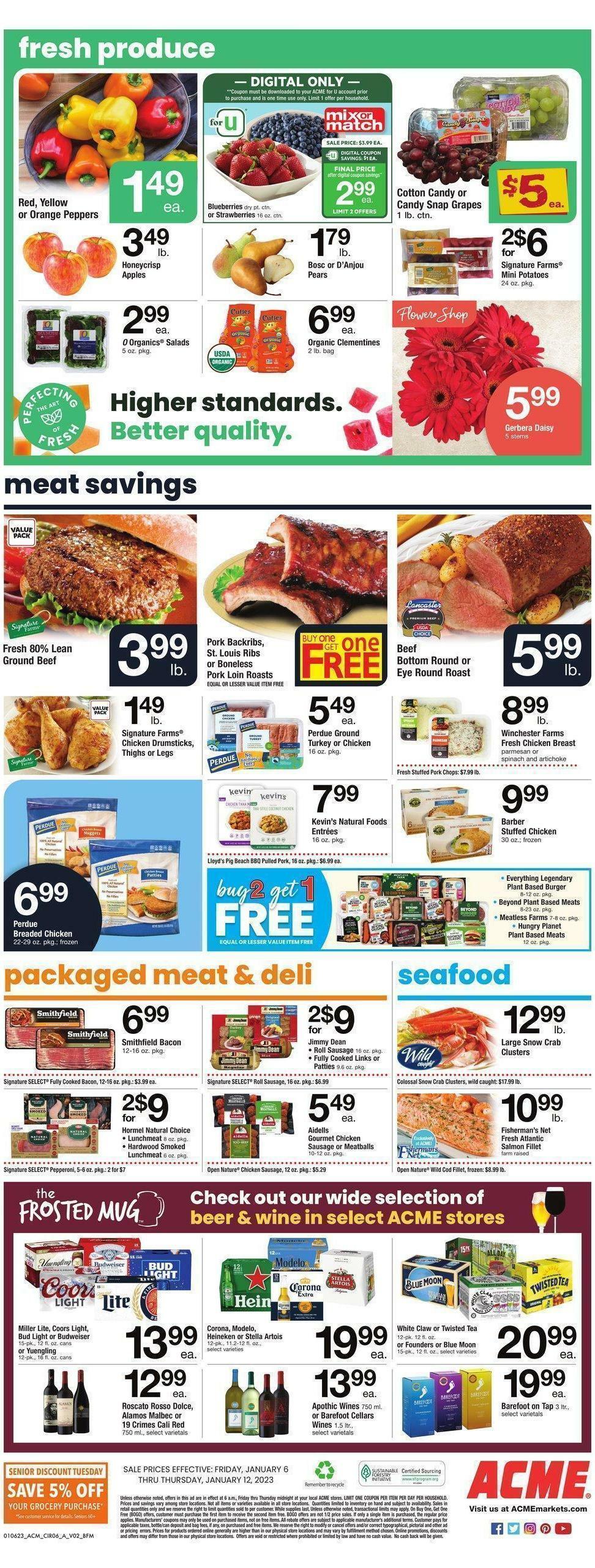 ACME Markets Weekly Ad from January 6