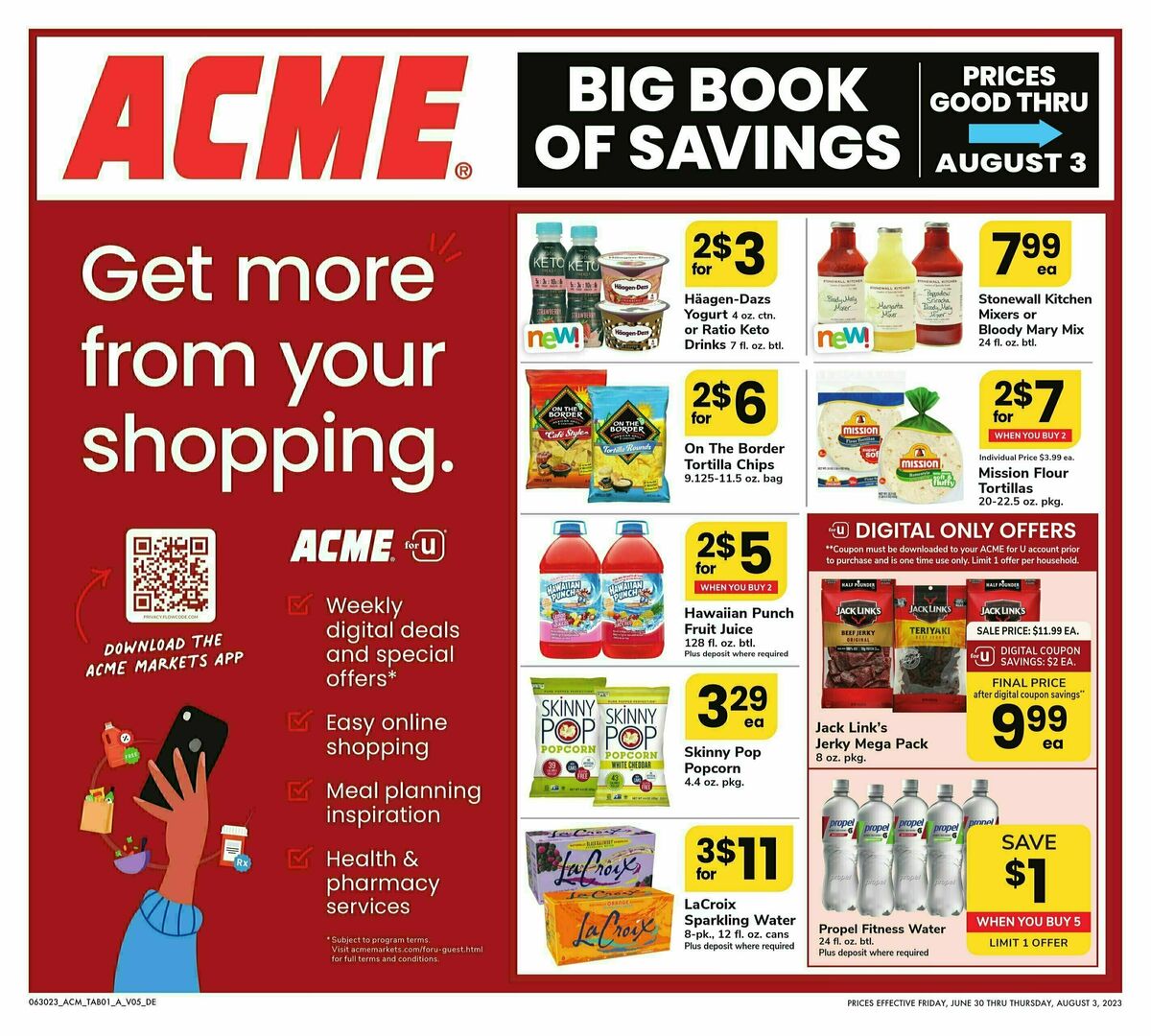 ACME Markets Big Book of Savings Weekly Ad from June 30