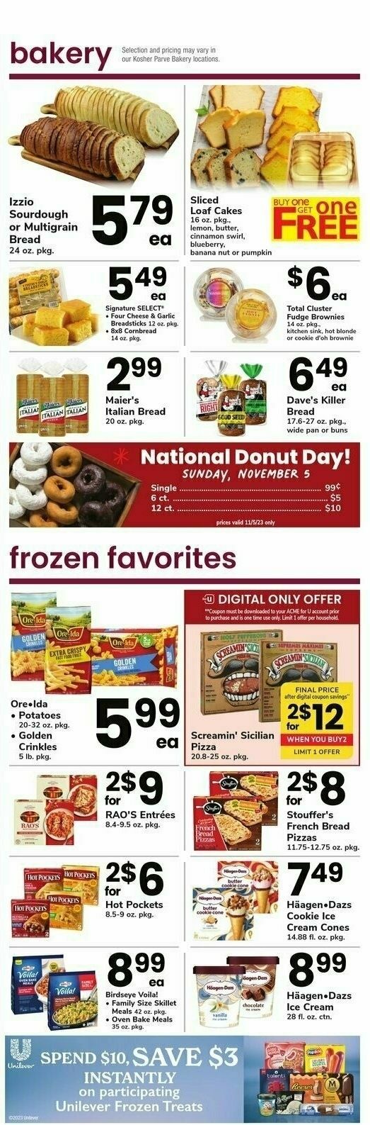 ACME Markets Weekly Ad from November 3