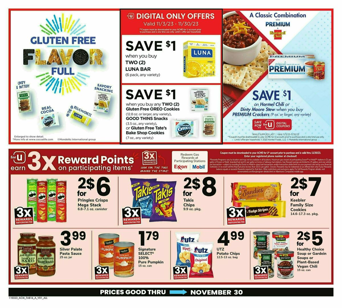 ACME Markets Big Book of Savings Weekly Ad from November 3