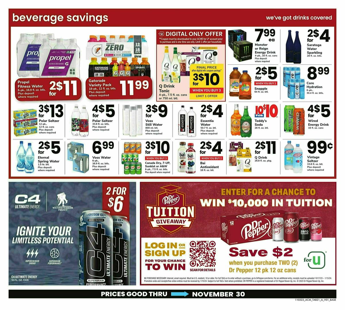 ACME Markets Big Book of Savings Weekly Ad from November 3