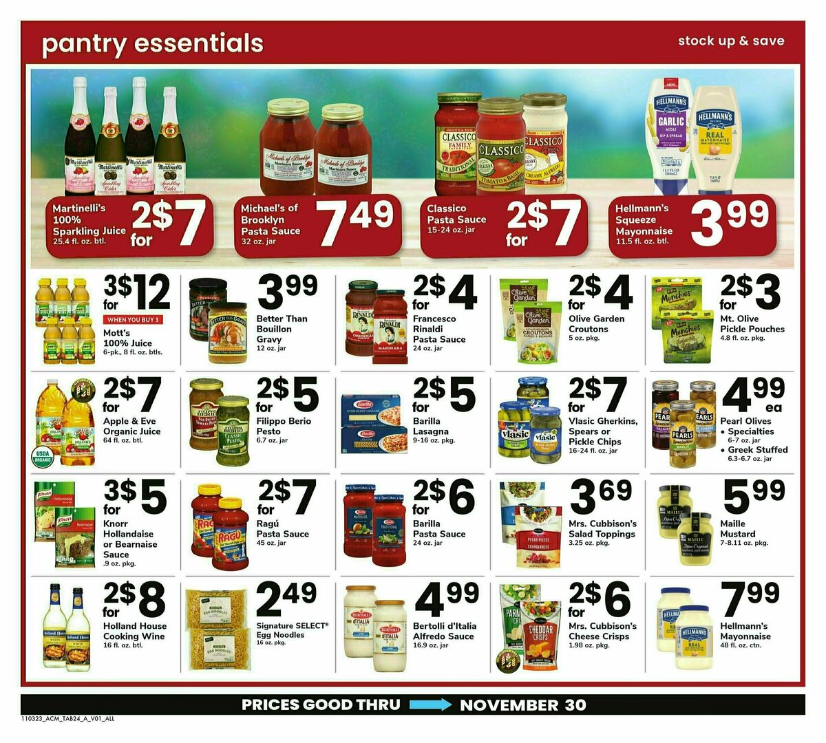 ACME Markets Big Book of Savings Weekly Ad from November 3