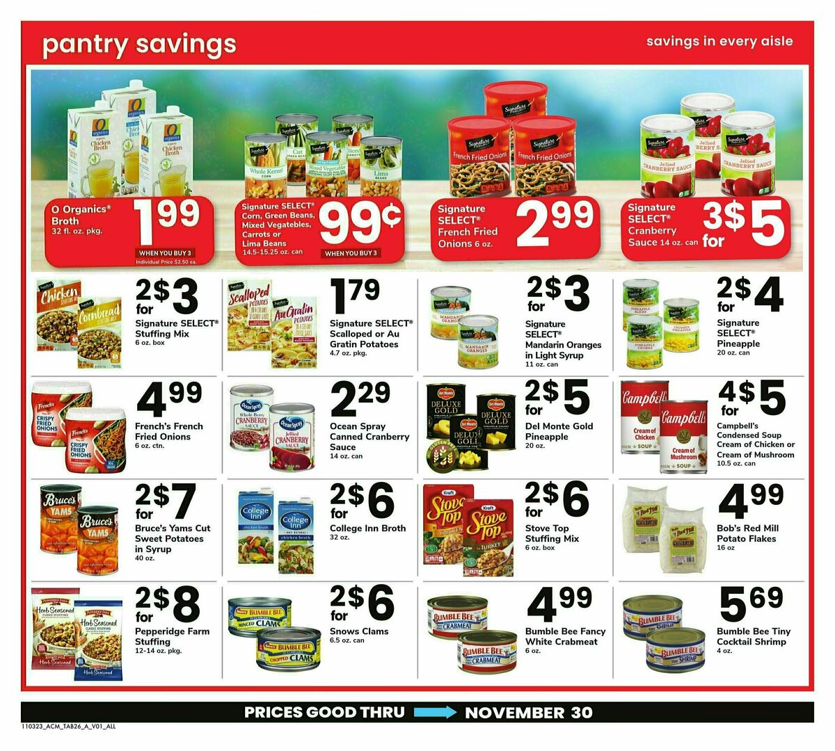 ACME Markets Big Book of Savings Weekly Ad from November 3