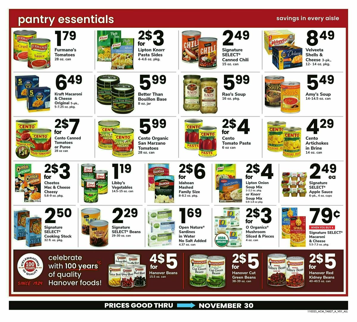 ACME Markets Big Book of Savings Weekly Ad from November 3