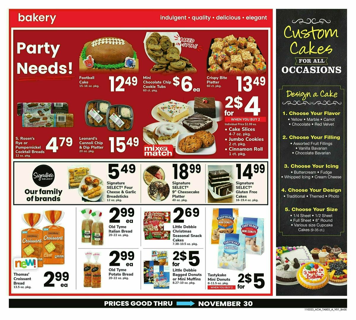 ACME Markets Big Book of Savings Weekly Ad from November 3