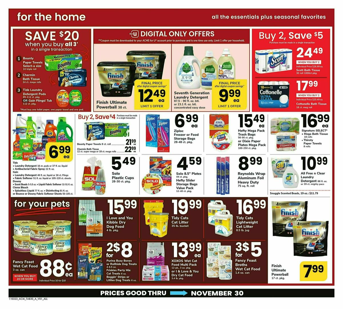 ACME Markets Big Book of Savings Weekly Ad from November 3