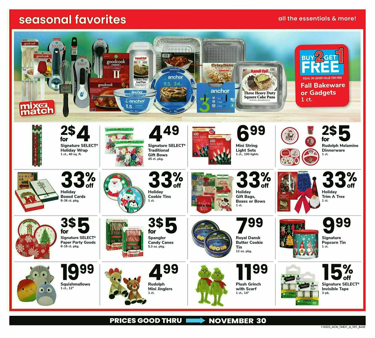 ACME Markets Big Book of Savings Weekly Ad from November 3