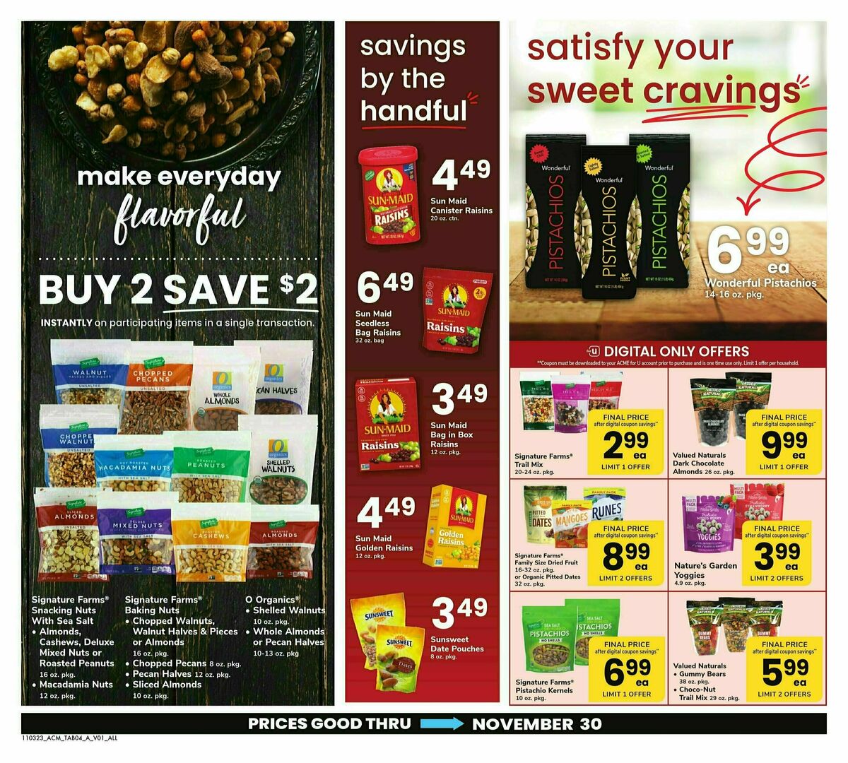 ACME Markets Big Book of Savings Weekly Ad from November 3