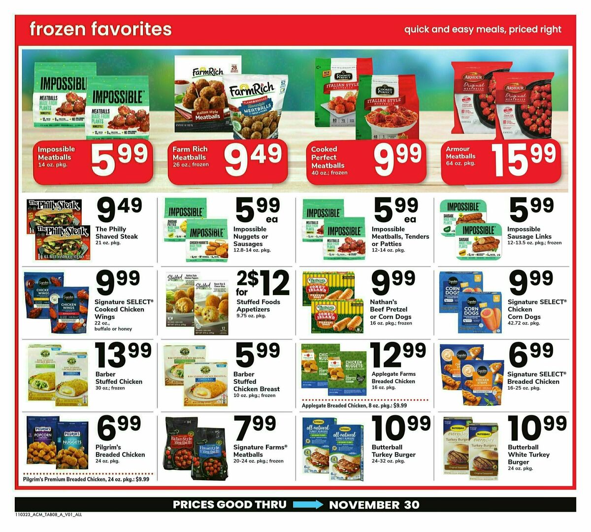 ACME Markets Big Book of Savings Weekly Ad from November 3